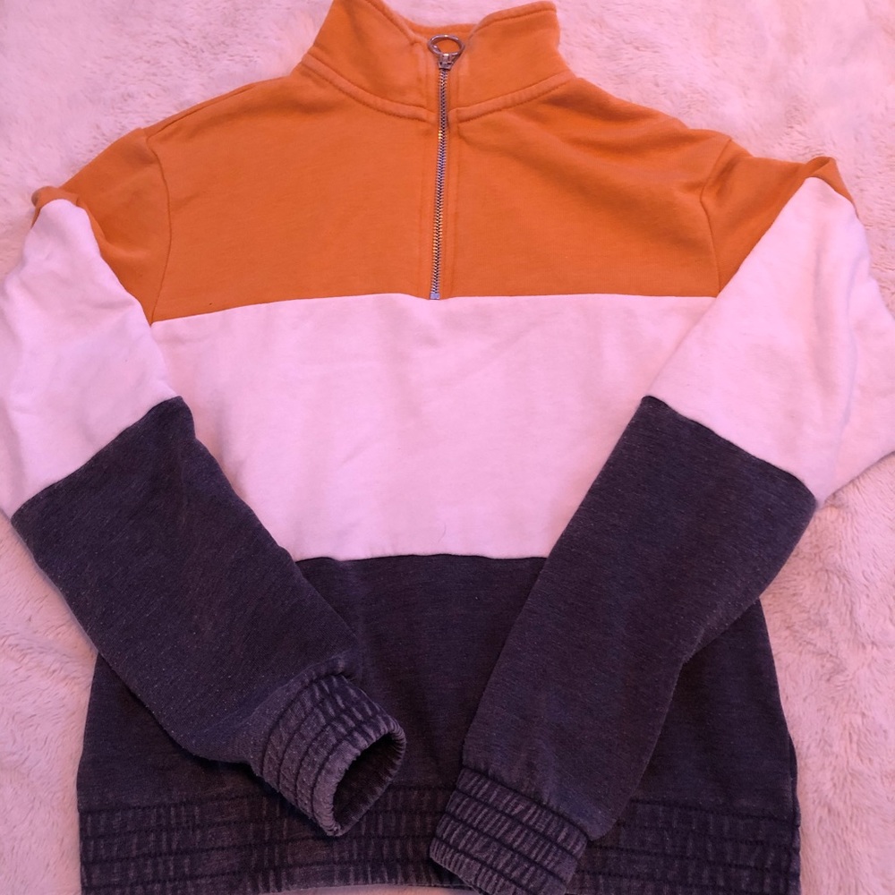 Tillys 3 Color Quarter zip